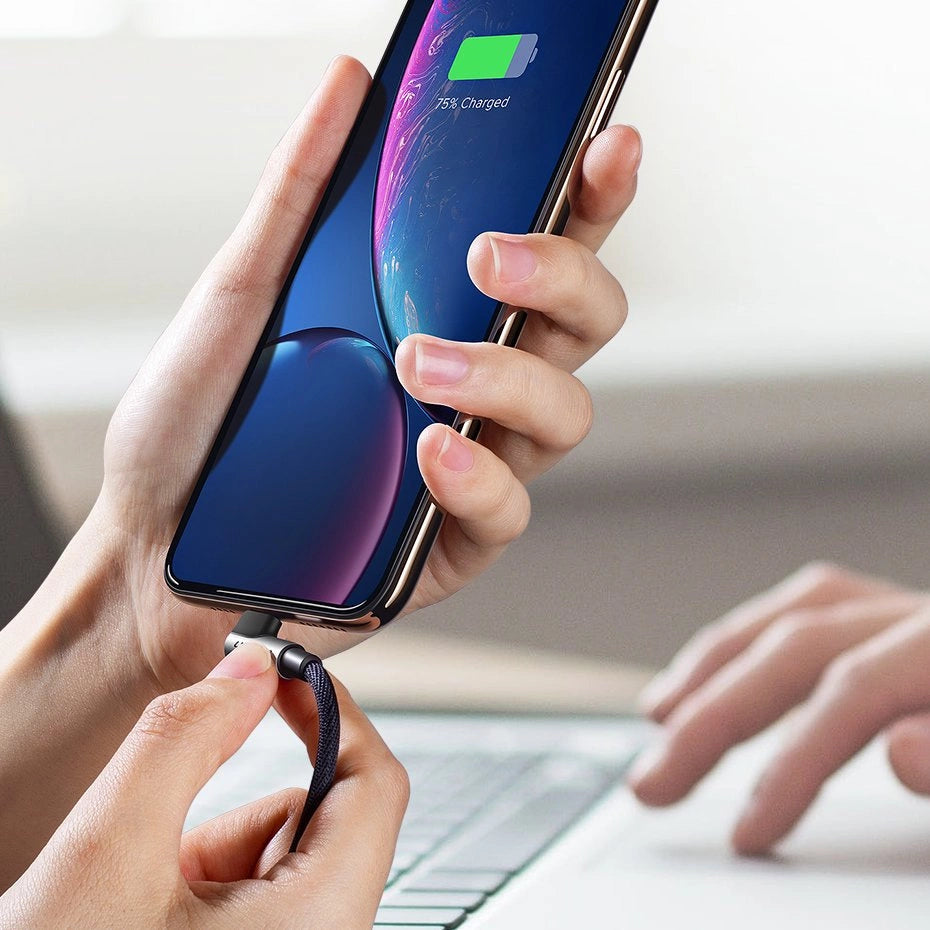 Ugreen US299 60521 angled Lightning / USB-A MFi cable 2.4A 1m - black_3
