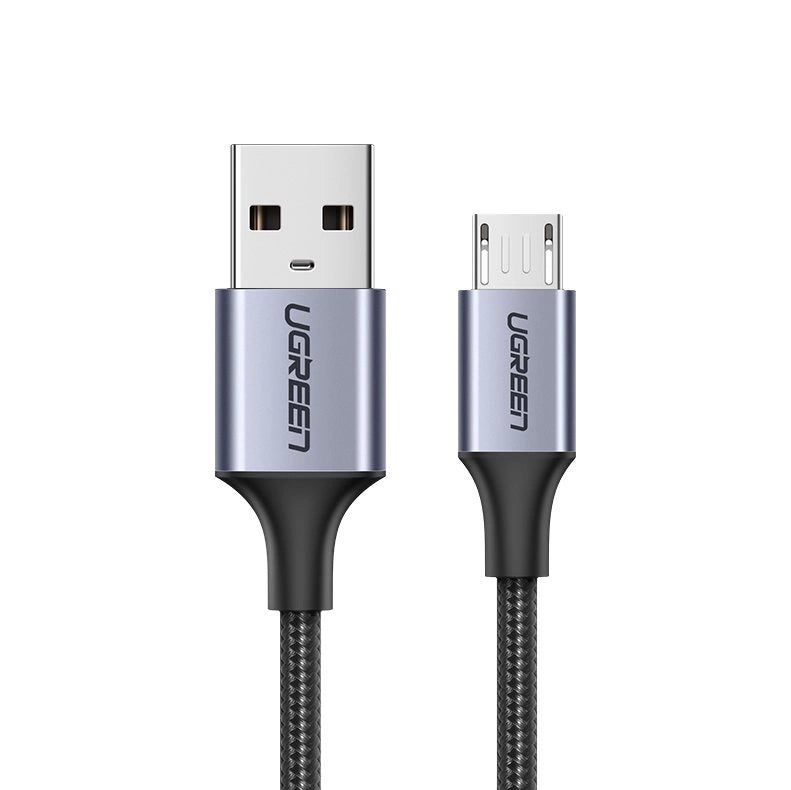 Ugreen US290 60146 USB-A / micro USB 2.4A cable 1m - gray_1