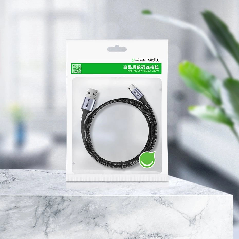 Ugreen US290 60146 USB-A / micro USB 2.4A cable 1m - gray_13