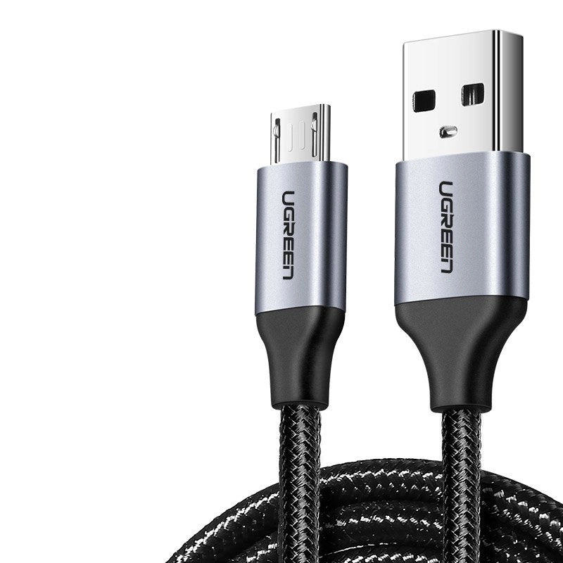 Ugreen US290 60146 USB-A / micro USB 2.4A cable 1m - gray_2