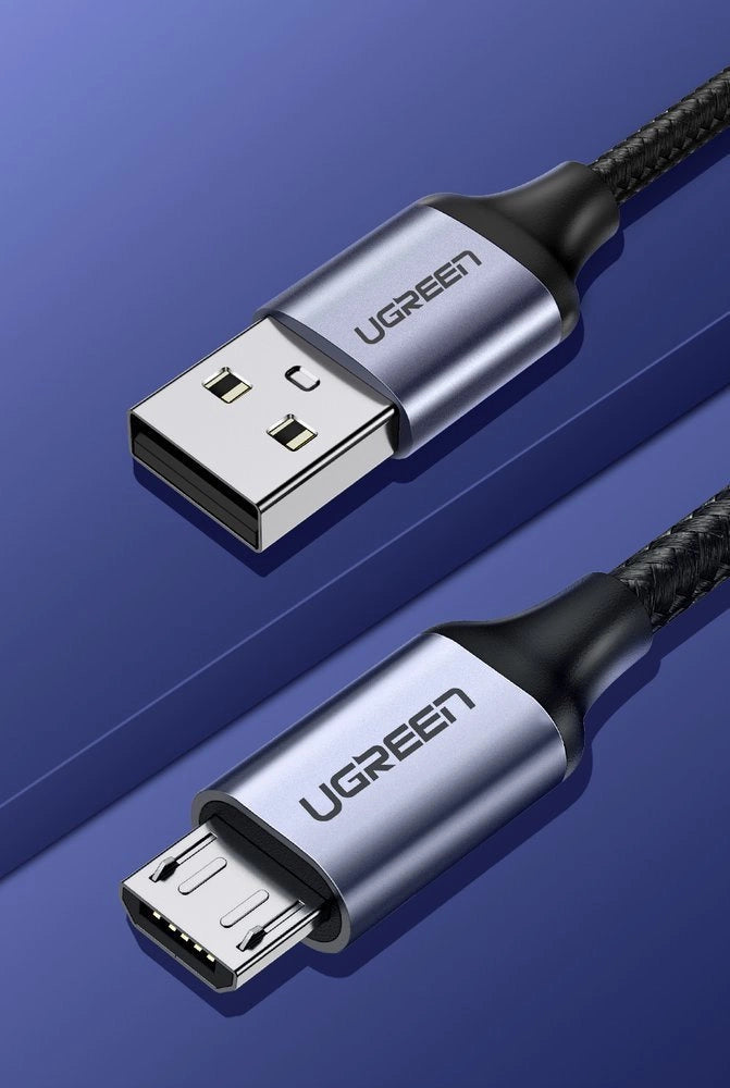 Ugreen US290 60146 USB-A / micro USB 2.4A cable 1m - gray_3