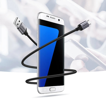 Ugreen US290 60148 USB-A / micro USB 2.4A cable 2m - gray_7
