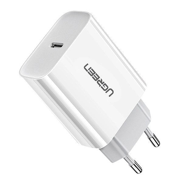 Ugreen USB charger Power Delivery 3.0 Quick Charge 4.0+ 20W 3A white (60450)_1