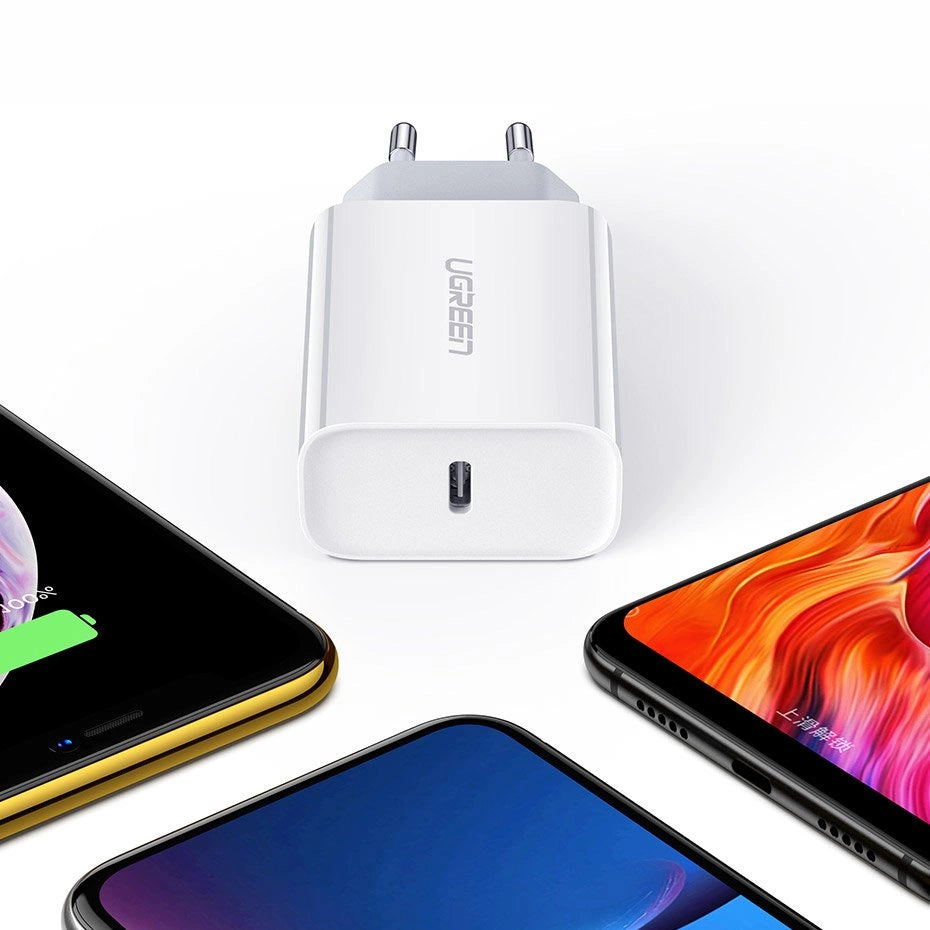 Ugreen USB charger Power Delivery 3.0 Quick Charge 4.0+ 20W 3A white (60450)_15