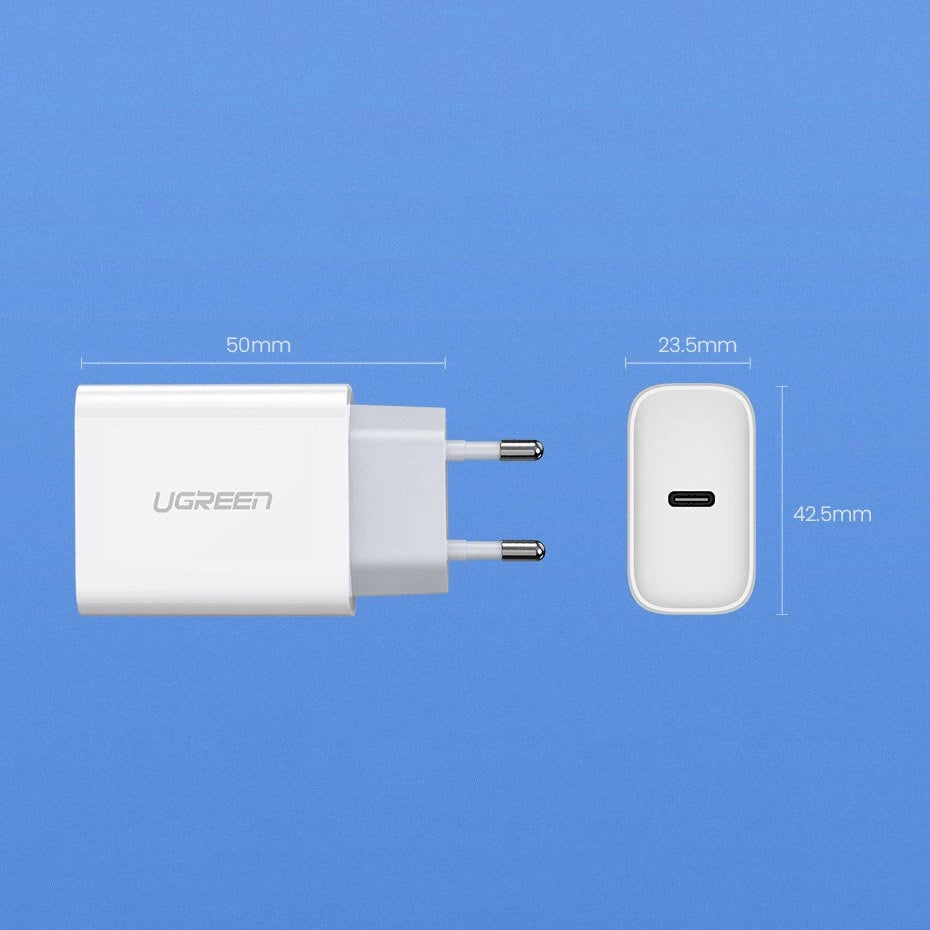 Ugreen USB charger Power Delivery 3.0 Quick Charge 4.0+ 20W 3A white (60450)_18