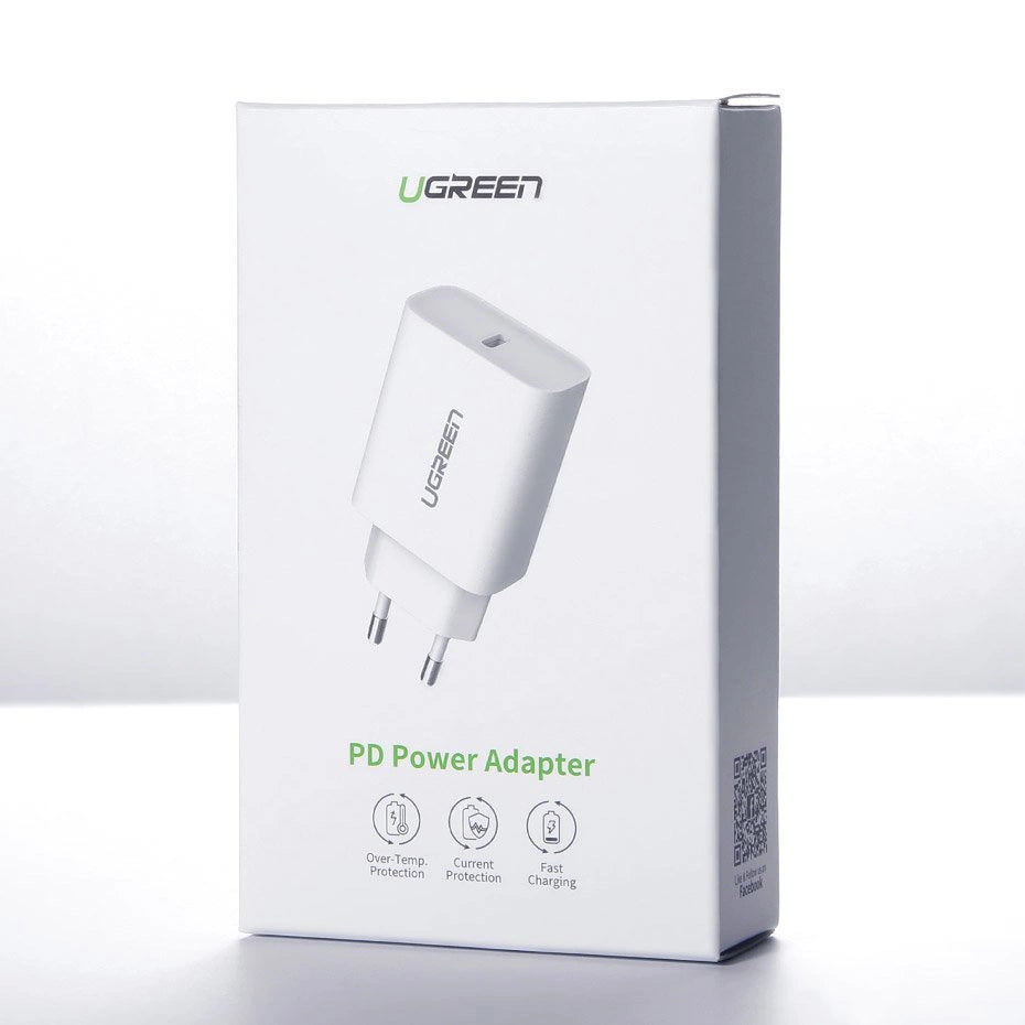 Ugreen USB charger Power Delivery 3.0 Quick Charge 4.0+ 20W 3A white (60450)_4