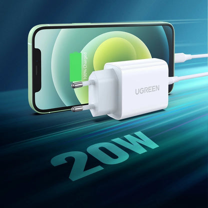 Ugreen USB charger Power Delivery 3.0 Quick Charge 4.0+ 20W 3A white (60450)_2
