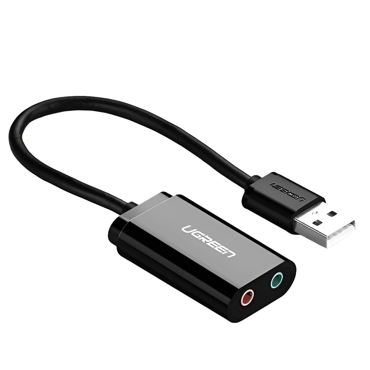 Ugreen external sound card music adapter USB - 3.5 mm mini jack 15cm black (30724)_1