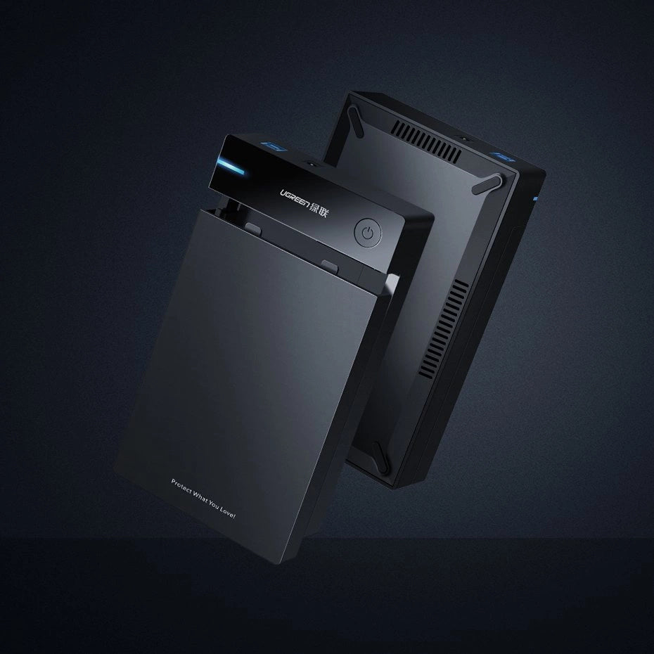Ugreen HDD bay SATA 3.5 '' HDD enclosure USB 3.0 black (50422)_1
