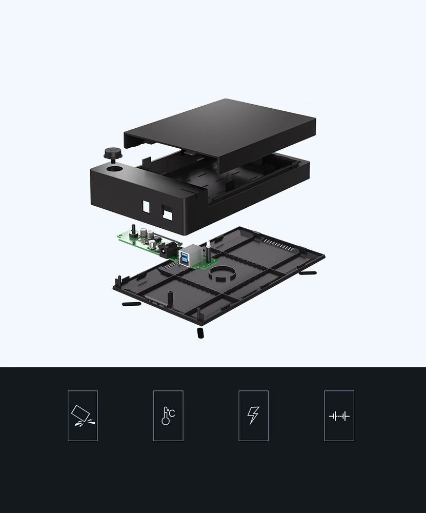 Ugreen HDD bay SATA 3.5 '' HDD enclosure USB 3.0 black (50422)_13