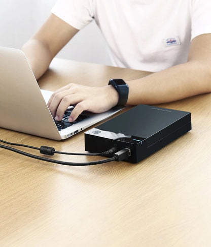 Ugreen HDD bay SATA 3.5 '' HDD enclosure USB 3.0 black (50422)_6