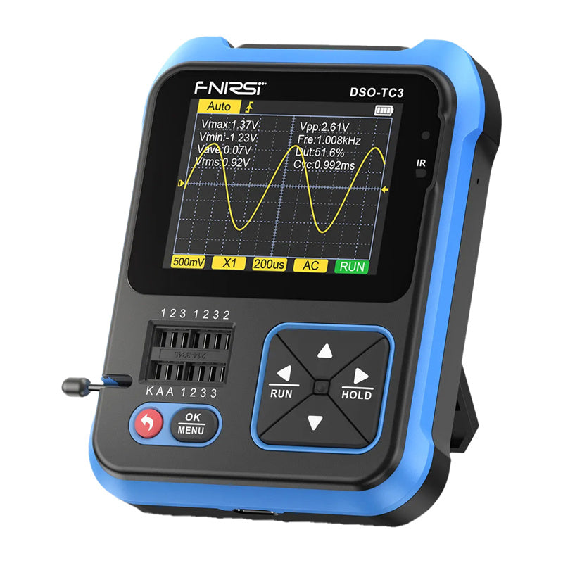 FNIRSI Handheld Digital Oscilloscope Transistor Tester SigGen 3 in 1 DSO-TC3_0