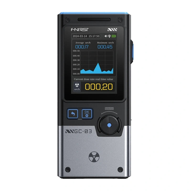 Multifunctional ionizing radiation detector FNIRSI GC-03 BK_0