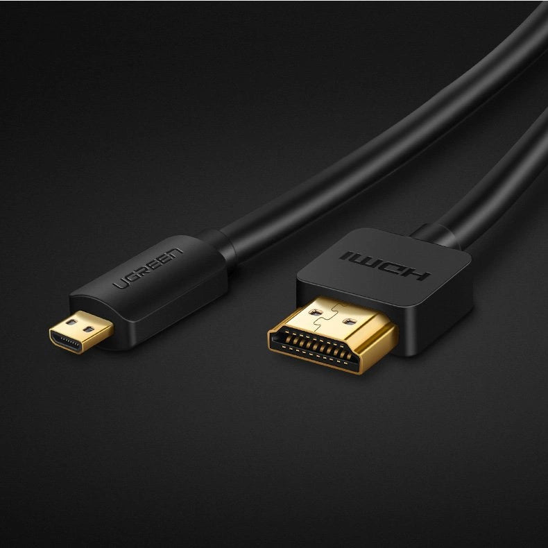Ugreen cable HDMI - micro HDMI cable 19 pin 2.0v 4K 60Hz 30AWG 1.5m black (30102)_9