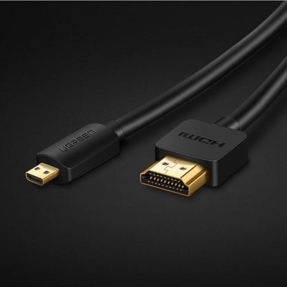 Ugreen cable HDMI - micro HDMI cable 19 pin 2.0v 4K 60Hz 30AWG 1.5m black (30102)_9