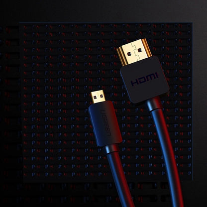 Ugreen cable HDMI - micro HDMI cable 19 pin 2.0v 4K 60Hz 30AWG 1.5m black (30102)_12