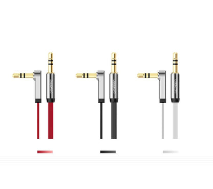 Ugreen flat cable audio cable AUX 3.5mm mini jack 1m silver (10597)_8