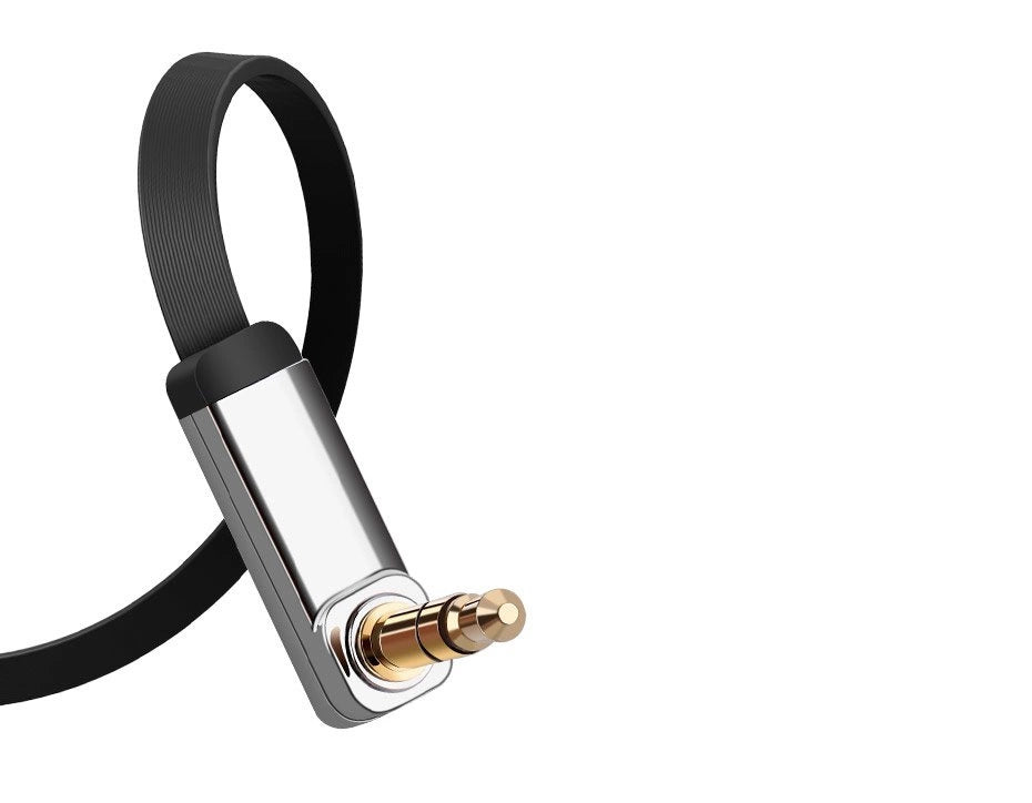 Ugreen flat cable AUX audio cable 3.5 mm mini jack 2m silver (10599)_8