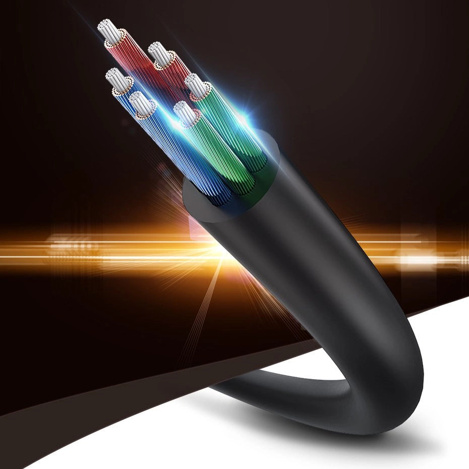 Ugreen cable 3.5 mm headphone splitter mini jack AUX 25cm black (20816)_4
