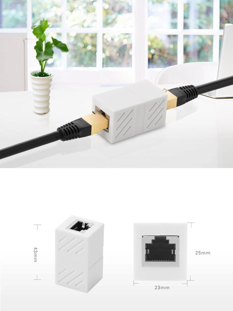 Ugreen connector network cable connector network connector RJ45 white (NW114 20311)_3