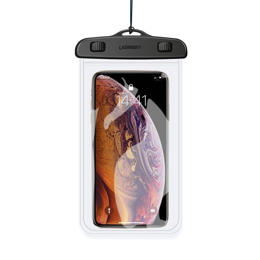 Ugreen LP186 60959 case waterproof IPX8 for 4-6.5" smartphone - black and transparent_0