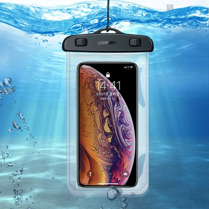 Ugreen LP186 60959 case waterproof IPX8 for 4-6.5" smartphone - black and transparent_1