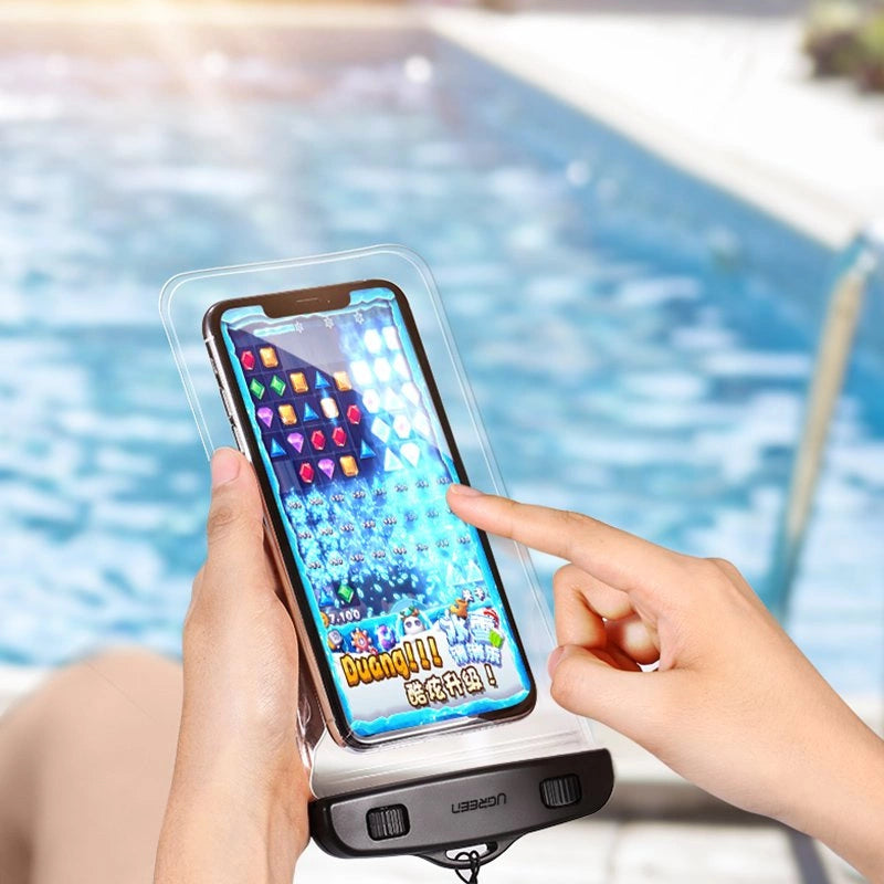 Ugreen LP186 60959 case waterproof IPX8 for 4-6.5" smartphone - black and transparent_3