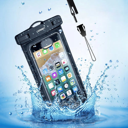 Ugreen LP186 60959 case waterproof IPX8 for 4-6.5" smartphone - black and transparent_6
