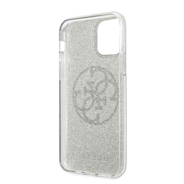 Guess GUHCN58PCUGLKA iPhone 11 Pro khaki hard case 4G Circle Glitter_3