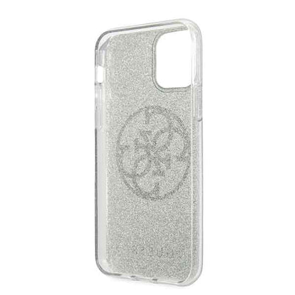 Guess GUHCN58PCUGLKA iPhone 11 Pro khaki hard case 4G Circle Glitter_3