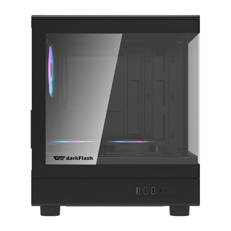 Darkflash DB330M Computer Case + 3 Fans (Black)_2