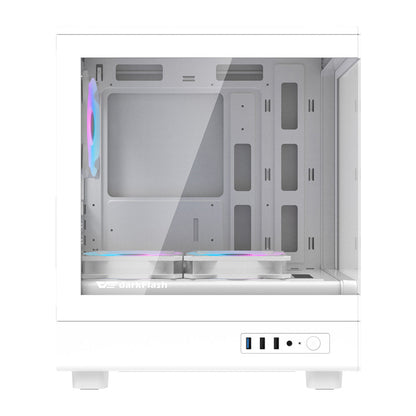 Darkflash DB330M Computer Case + 3 Fans (White)_6