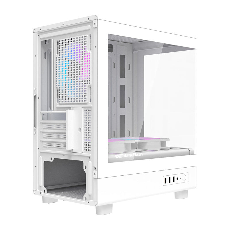 Darkflash DB330M Computer Case + 3 Fans (White)_8