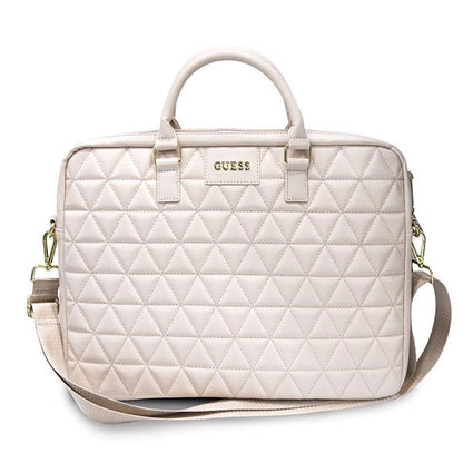 Guess Quilted bag for a 16" laptop - pink_0