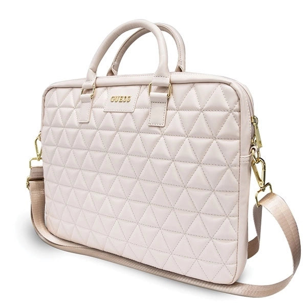 Guess Quilted bag for a 16" laptop - pink_1