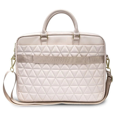 Guess Quilted bag for a 16" laptop - pink_2