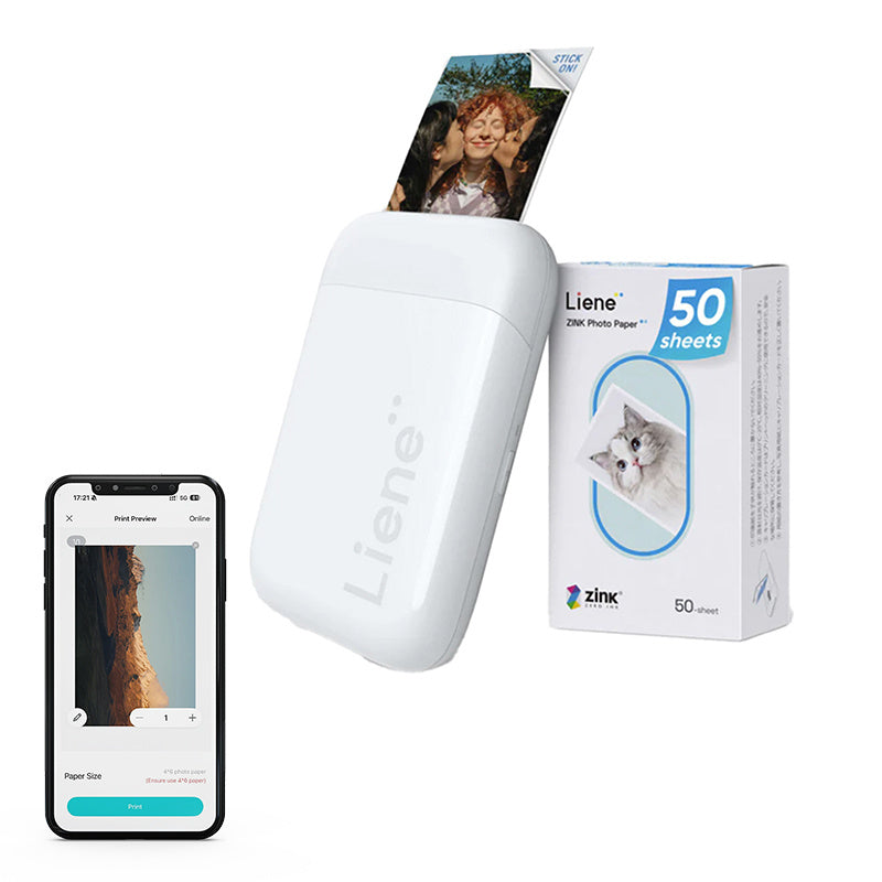 Liene Pearl 2x3" Portable Photo Printer (White)_0