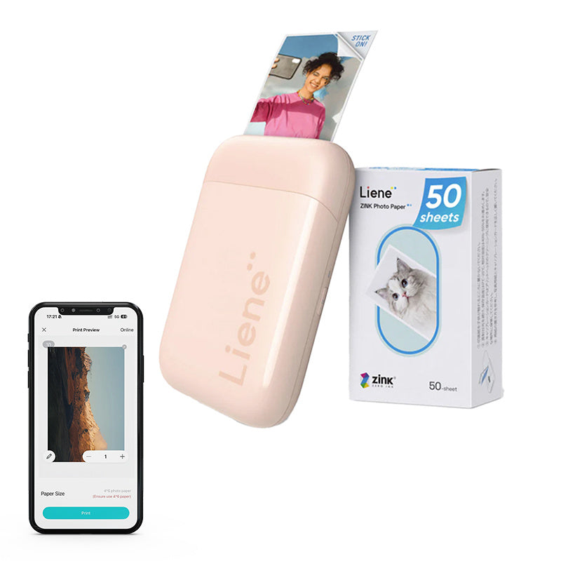 Liene Pearl 2x3" Portable Photo Printer (Pink)_0