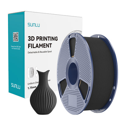 Sunlu PLA Classic Black Filament 1.75mm 1KG_0