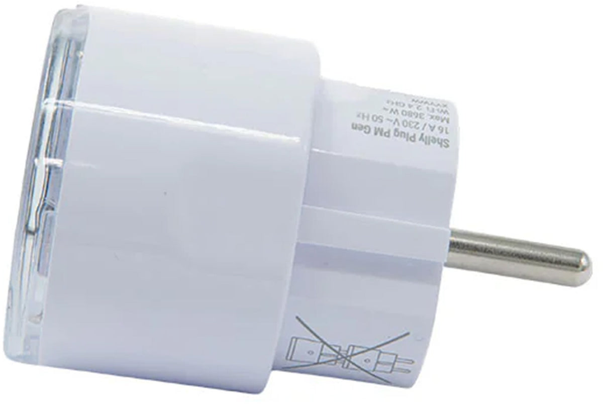 Shelly Plug PM Gen3 Matter 13A smart socket, white_2