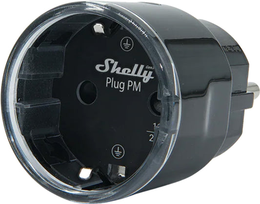 Shelly Plug PM Gen3 Matter 13A smart socket, black_0