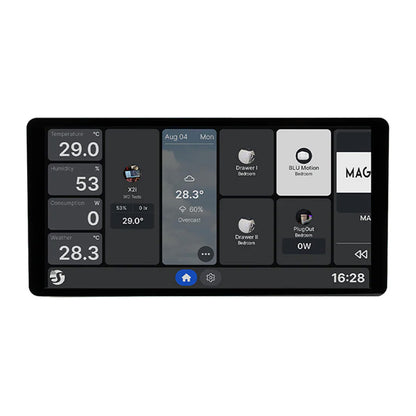 6.95" Shelly Wall Display X2i WiFi/BLU control panel (black)_0