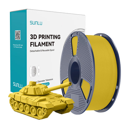Sunlu PLA+ High-Speed Yellow Filament_0