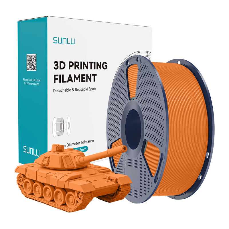 Sunlu PLA+ High-Speed Orange Filament_0