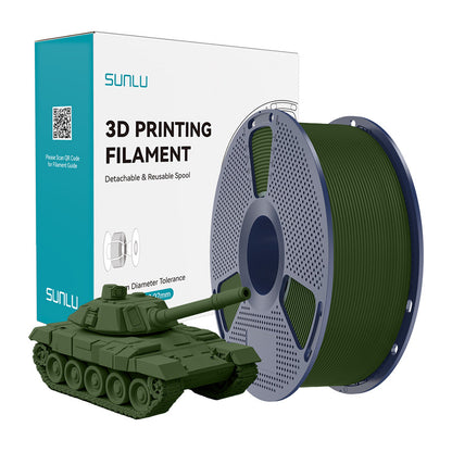 Sunlu PLA+ High-Speed Olive Filament_0