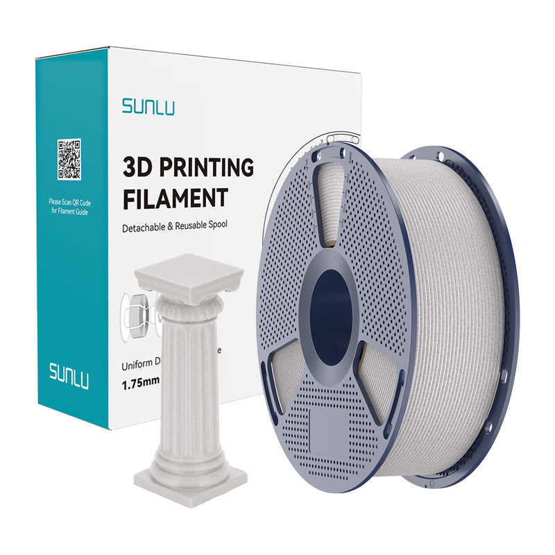 Sunlu PLA High-Speed Marble Filament (light gray)_0