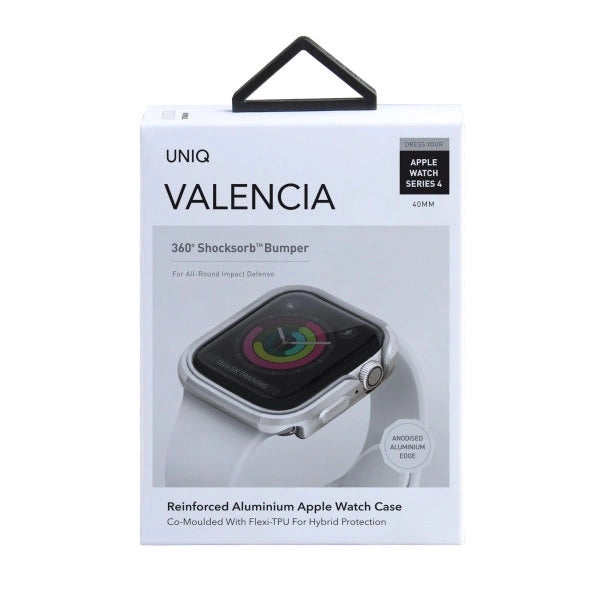 Uniq Valencia case for Apple Watch 4 / 5 / 6 / SE 40mm - silver_3