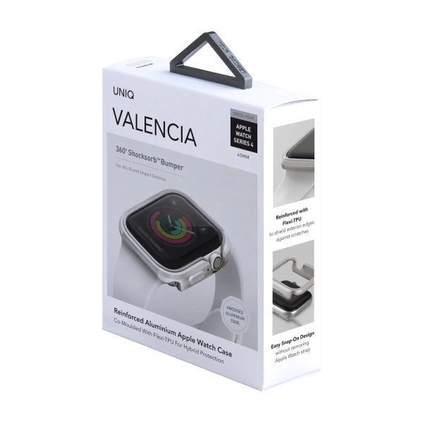 Uniq Valencia case for Apple Watch 4 / 5 / 6 / SE 40mm - silver_4