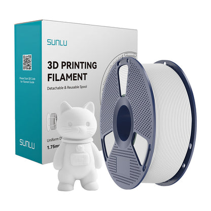 Sunlu PLA Matte Filament (White)_0