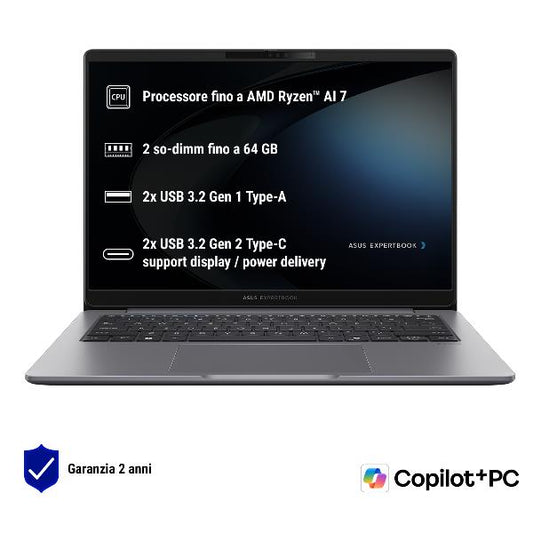 Laptop ASUS Expertbook PM3 Series / Preto / 90NX0971-M000R0_0